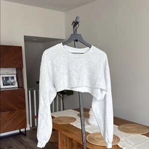 Joah Brown cut off sweatshirt one size
